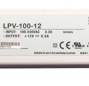 Meanwell 12V för LED 100 w